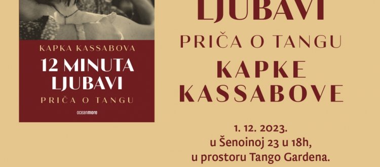 Promocija knjige “Dvanaest minuta“ ljubavi Kapke Kassabove
